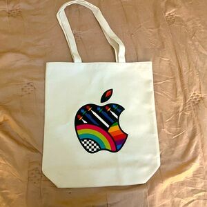 Exclusive Apple Fabric Tote Bag